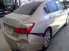 2014 HONDA ACCORD, TAN, EX-L, 2.4L, AT,   A25106